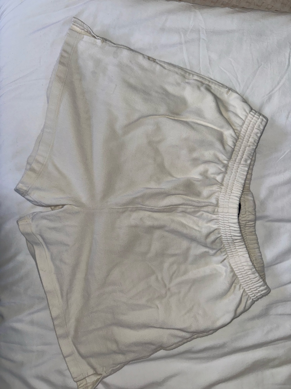 Brandy Melville Cream Athletic Shorts
